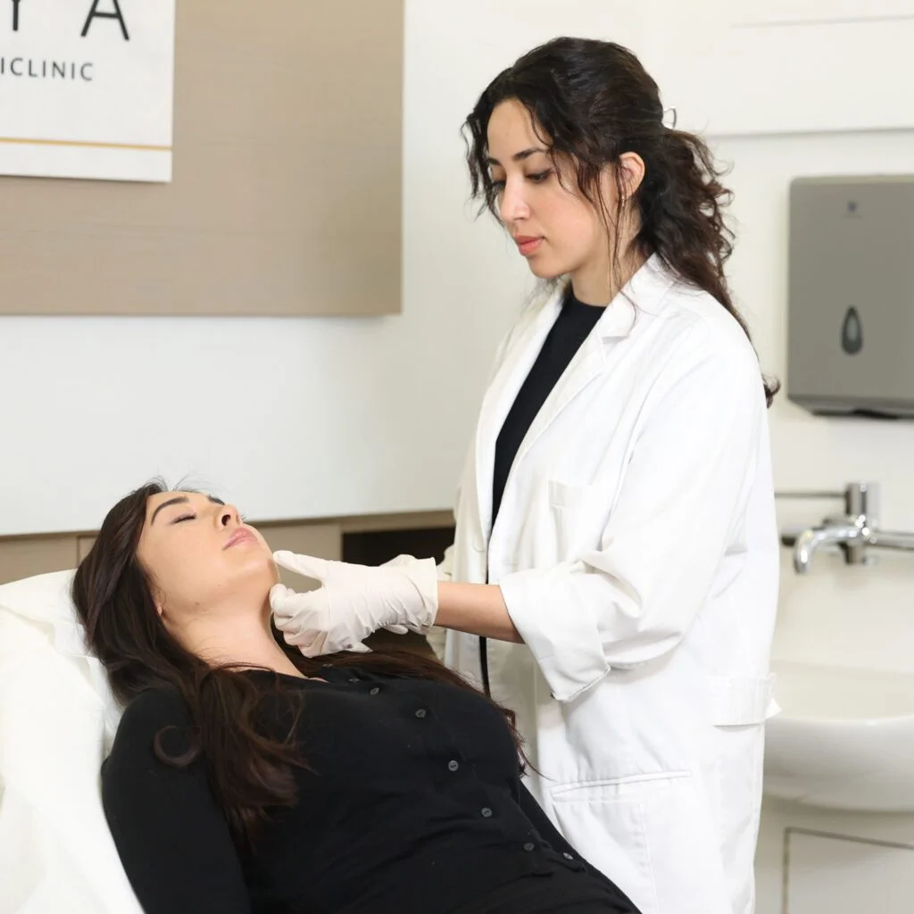 Dr Shahd performing Barbie Botox treatment