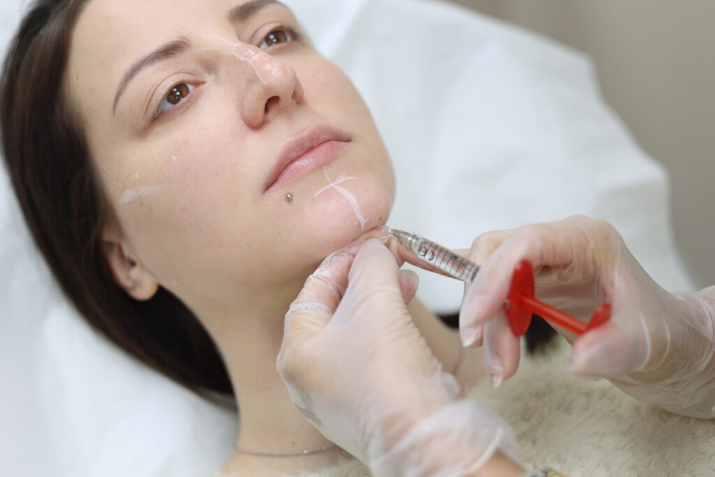 Chin fillers performed by Dr Shahd at Omniya Clinic London